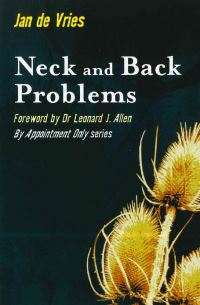 Book Cover for Neck and Back Problems by Jan De Vries