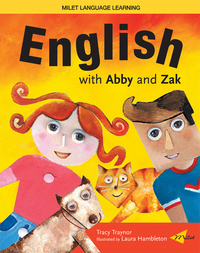 Book Cover for English With Abby and Zak by Tracy Traynor