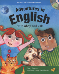 Book Cover for Adventures in English With Abby and Zak by Tracy Traynor, Laura Hambleton