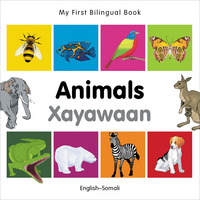 Book Cover for My First Bilingual Book-Animals (English-Somali) by Milet Publishing