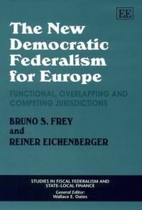 Book Cover for The New Democratic Federalism for Europe by Bruno S Frey, Reiner Eichenberger