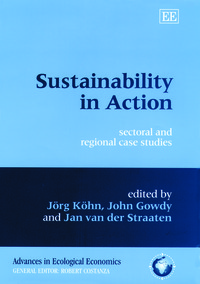 Book Cover for Sustainability in Action by Jörg Köhn, John M Gowdy, Jan van der Straaten
