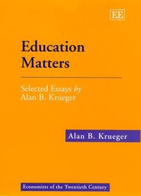 Book Cover for Education Matters by Alan B Krueger