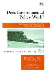 Book Cover for Does Environmental Policy Work? by David E Ervin, James R Kahn, Marie Leigh Livingston