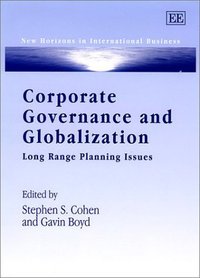 Book Cover for Corporate Governance and Globalization by Stephen S Cohen, Gavin Boyd