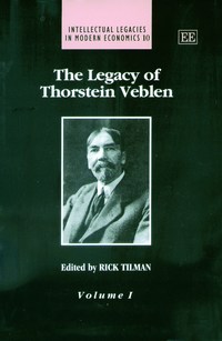 Book Cover for The Legacy of Thorstein Veblen by Rick Tilman
