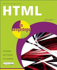 Book Cover for HTML in Easy Steps by Mike McGrath
