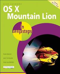Book Cover for OS X Mountain Lion in Easy Steps by Nick Vandome