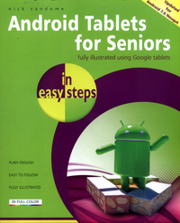 Book Cover for Android Tablets for Seniors in Easy Steps by Nick Vandome