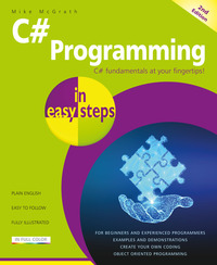 Book Cover for C# Programming in Easy Steps by Mike McGrath