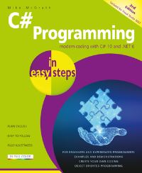 Book Cover for C# Programming in Easy Steps by Mike McGrath