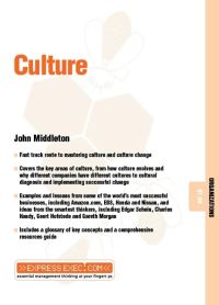 Book Cover for Culture by John Middleton