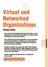 Book Cover for Virtual and Networked Organizations by Philippa Collins