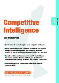 Book Cover for Competitive Intelligence by Jim Underwood