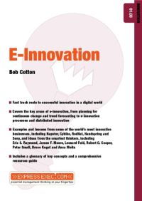 Book Cover for E-Innovation by Bob Cotton