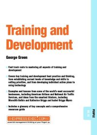 Book Cover for Training and Development by George Green
