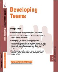 Book Cover for Developing Teams by George Green