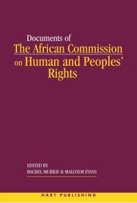 Book Cover for The African Commission on Human and Peoples' Rights and International Law by Rachel Murray