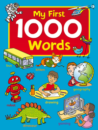 Book Cover for My First 1000 Words by Andrew Peters