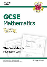 Book Cover for GCSE Maths Workbook With Answers and Online Edition - Foundation (A*-G Resits) by CGP Books