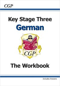 Book Cover for KS3 German Workbook With Answers by CGP Books
