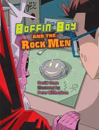 Book Cover for Boffin Boy and the Rock Men by David Orme, Peter Richardson