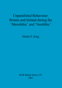 Book Cover for Unparalleled Behaviour by Martin P King