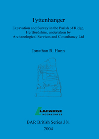 Book Cover for Tyttenhanger by Jonathan Hunn, Archaeological Services and Consultancy Ltd