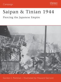 Book Cover for Saipan & Tinian 1944 by Gordon L Rottman, Howard Gerrard, David G Chandler