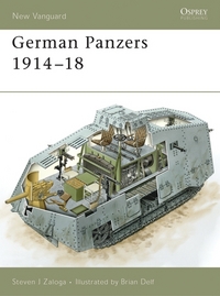 Book Cover for German Panzers, 1914-18 by Steve Zaloga, Brian Delf
