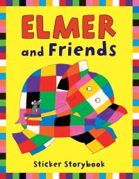 Book Cover for Elmer and Friends Sticker Storybook by David McKee