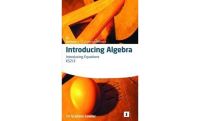 Book Cover for Introducing Algebra. 3 Introducing Equations by Graham Lawler