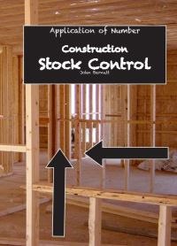 Book Cover for Application of Number. Construction Stock Control by John Barnett