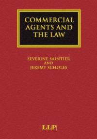Book Cover for Commercial Agents and the Law by Séverine Sainter, Jeremy Scholes