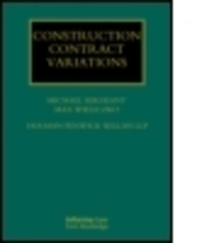 Book Cover for Construction Contract Variations by Michael Sergeant, Max Wieliczko