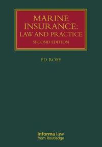 Book Cover for Marine Insurance by F D Rose, Gerard McMeel, Stephen Watterson