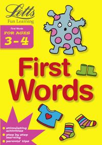 Book Cover for First Words Age 3-4 by 