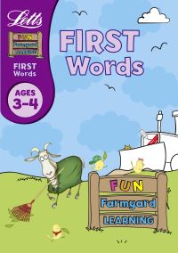 Book Cover for First Words Age 3-4 by 