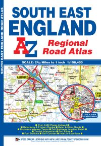 Book Cover for South East England Regional A-Z Road Atlas by AZ maps