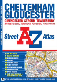 Book Cover for Cheltenham, Gloucester and Stroud A-Z Street Atlas by AZ maps