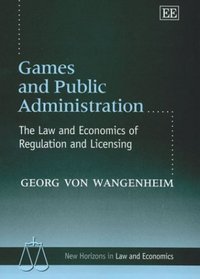 Book Cover for Games and Public Administration by Georg von Wangenheim