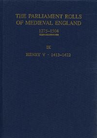 Book Cover for The Parliament Rolls of Medieval England, 1275-1504. Vol. 9 Henry V, 1413-1422 by Chris GivenWilson