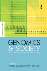 Book Cover for Genomics and Society by Martin W Bauer