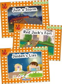 Book Cover for Jolly Phonics Orange Level Readers Set 4 by Louise VanPottelsberghe