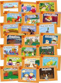 Book Cover for Jolly Phonics Orange Level Readers Complete Set by Louise VanPottelsberghe