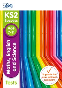 Book Cover for KS2 Maths, English and Science Tests by Letts KS2