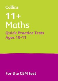 Book Cover for 11+ Maths Quick Practice Tests Age 10-11 by Philip McMahon