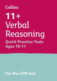 Book Cover for 11+ Verbal Reasoning Quick Practice Tests Age 10-11 by Philip McMahon