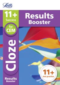 Book Cover for 11+ Cloze Results Booster for the CEM Tests by Philip McMahon