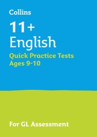 Book Cover for 11+ English Quick Practice Tests Age 9-10 by 